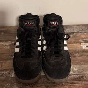 Adidas Samba Black with White Stripes